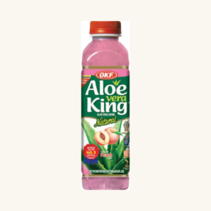 Băutură premium cu aloe vera și lici/piersici OKF Aloe Vera King Rasa Piersici / Peach
