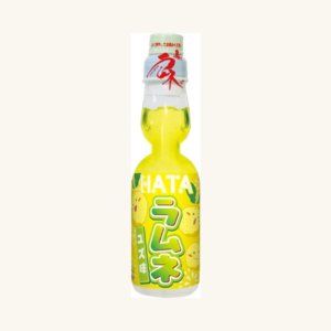 Băutură răcoritoare carbogazoasă Hata Kosen Ramune cu gust de yuzu / lămâie japoneză