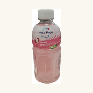 Băutură răcoritoare Mogu Mogu cu gust de lici și Nata de Coco