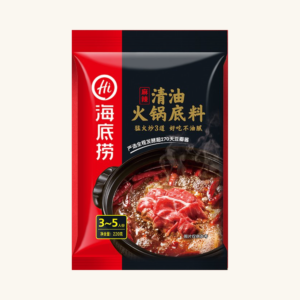 Bază pentru supă de hot pot picantă cu ulei vegetal Haidilao