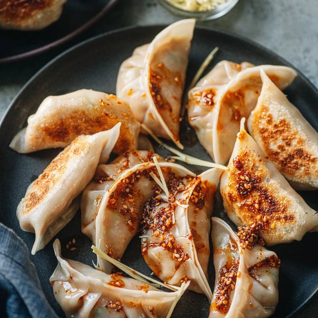Găluște chinezești cu pui (Jiaozi) - thumbnail
