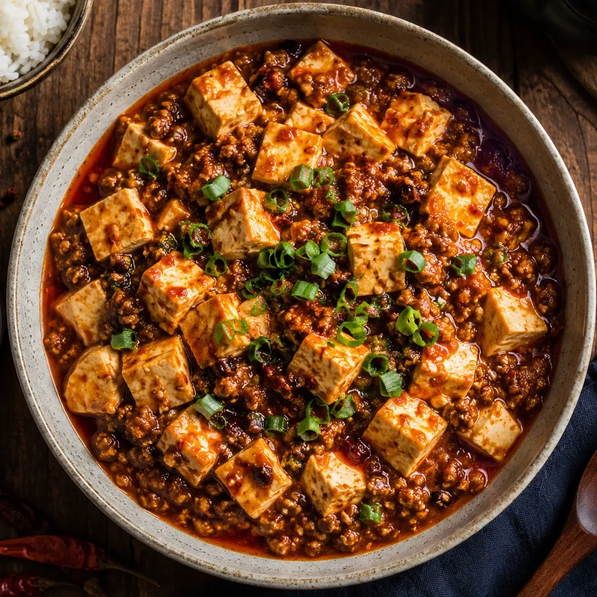 Mapo Tofu — clasicul Sichuan picant și aromat