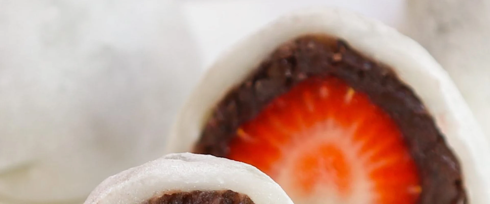 Mochi Daifuku — bezele japoneze cu pastă de fasole