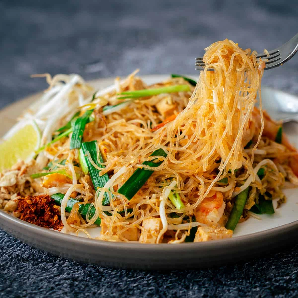 Pad Thai cu Glass Noodles
