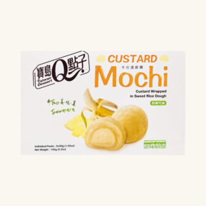 Prăjituri din orez Royal Family Taiwan Dessert Custard Mochi cu gust de banane și interior de cremă de ou și lapte