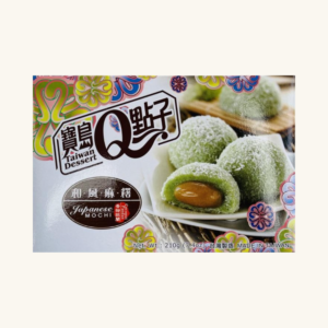 Prăjituri din orez Royal Family Taiwan Dessert Japanese Mochi cu gust de nucă de cocos și pandan