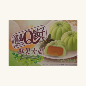 Prăjituri din orez Royal Family Taiwan Dessert Fruit Mochi cu gust de pepene galben Hami