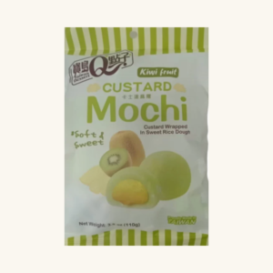 Prăjituri din orez Royal Family Taiwan Dessert Custard Mochi cu gust de kiwi și interior de cremă de ou și lapte