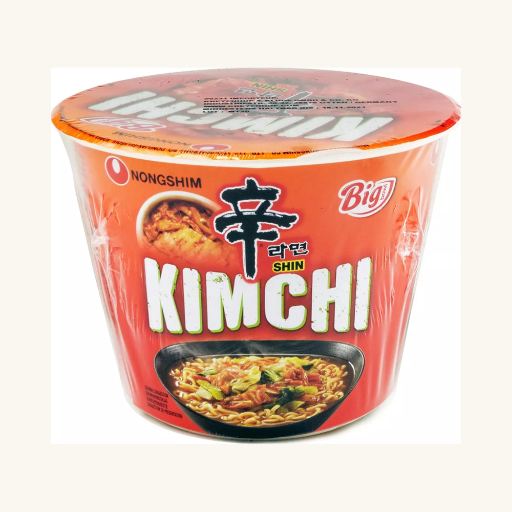 taitei instant la bol mare nongshim shin v3 Tăiței instant la bol mare Nongshim Shin Kimchi Big Bowl