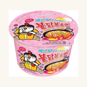 Tăiței instant la pahar mare Samyang Buldak Carbo Hot Chicken Flavor