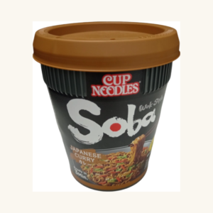 Tăiței instant la pahar Nissin Cup Noodles Soba Wok Style cu gust de curry japonez