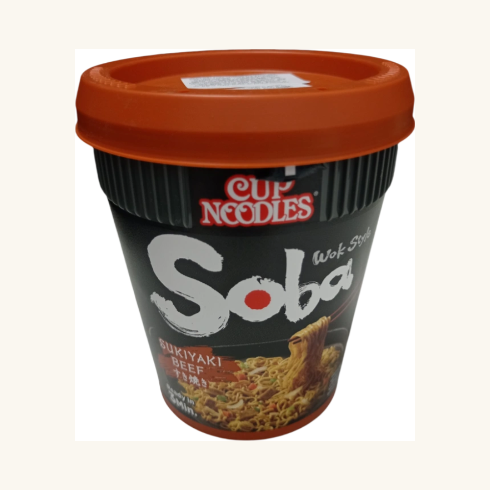 taitei instant la pahar nissin cup noodl noodles 040 v3 Tăiței instant la pahar Nissin Cup Noodles Soba Wok Style cu gust de vită Sukiyaki