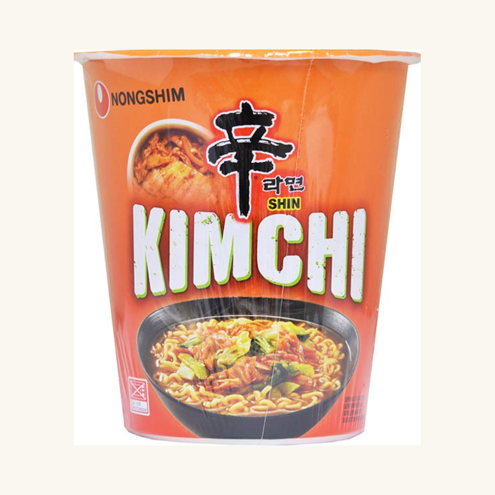 taitei instant la pahar nongshim shin ki v3 Tăiței instant la pahar Nongshim Shin Kimchi Cup