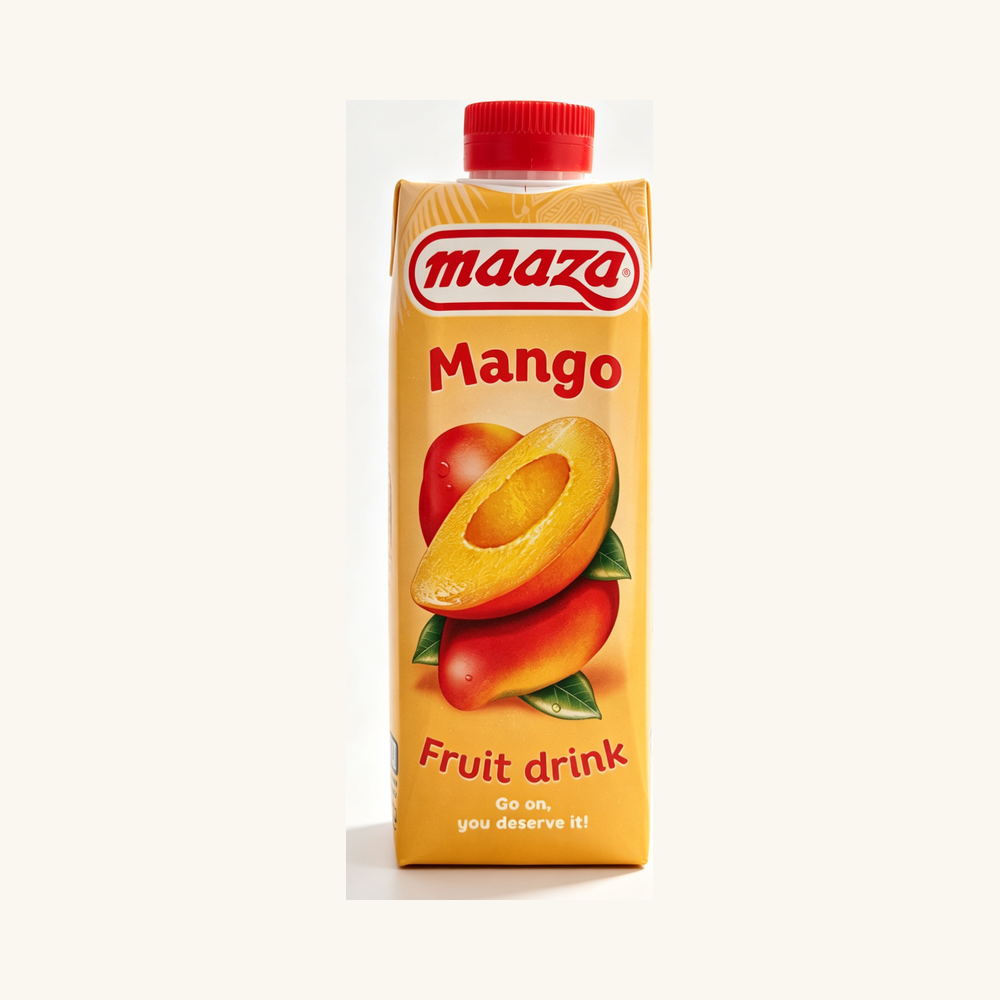 Băutură răcoritoare cu piure de mango Maaza Mango Fruit Drink