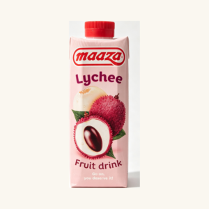 Băutură răcoritoare cu suc de lici Maaza Lychee Fruit Drink