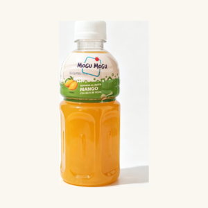 Băutură răcoritoare Mogu Mogu cu gust de mango și Nata de Coco
