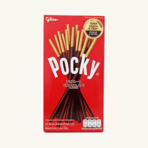 Biscuiți crocanți sub formă de bastonașe cu glazură de ciocolată (45g, Thailanda)