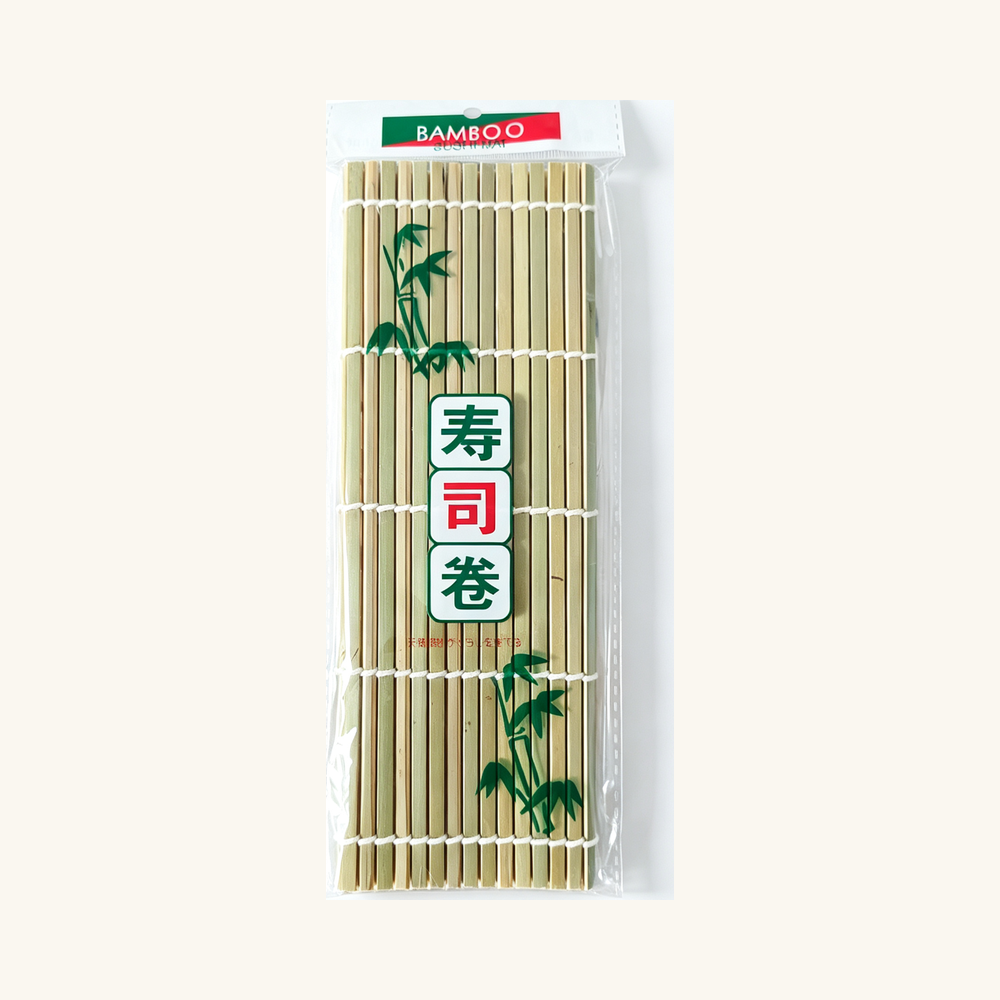 Covoraș Japonez pentru Sushi din Bambus Natural cu Coajă Verde / Rulouri Sushi