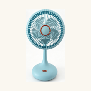 Mini ventilator de birou în stil minimalist (Alb Crem)
