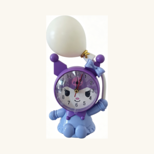 Ceas de birou și lampă de veghe multifuncțională Kuromi (Model Violet și Albastru)