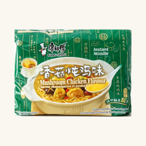 Tăiței instant Master Kong cu gust de pui și ciuperci Multi-Pack