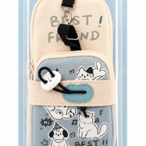 Penar multifuncțional pentru elevi Best Friend - Pisici și căței