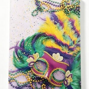 Caiet de matematică A4 - 80 file, model Mască de carnaval