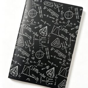 Caiet de matematică A4 - 80 file, model Formule matematice