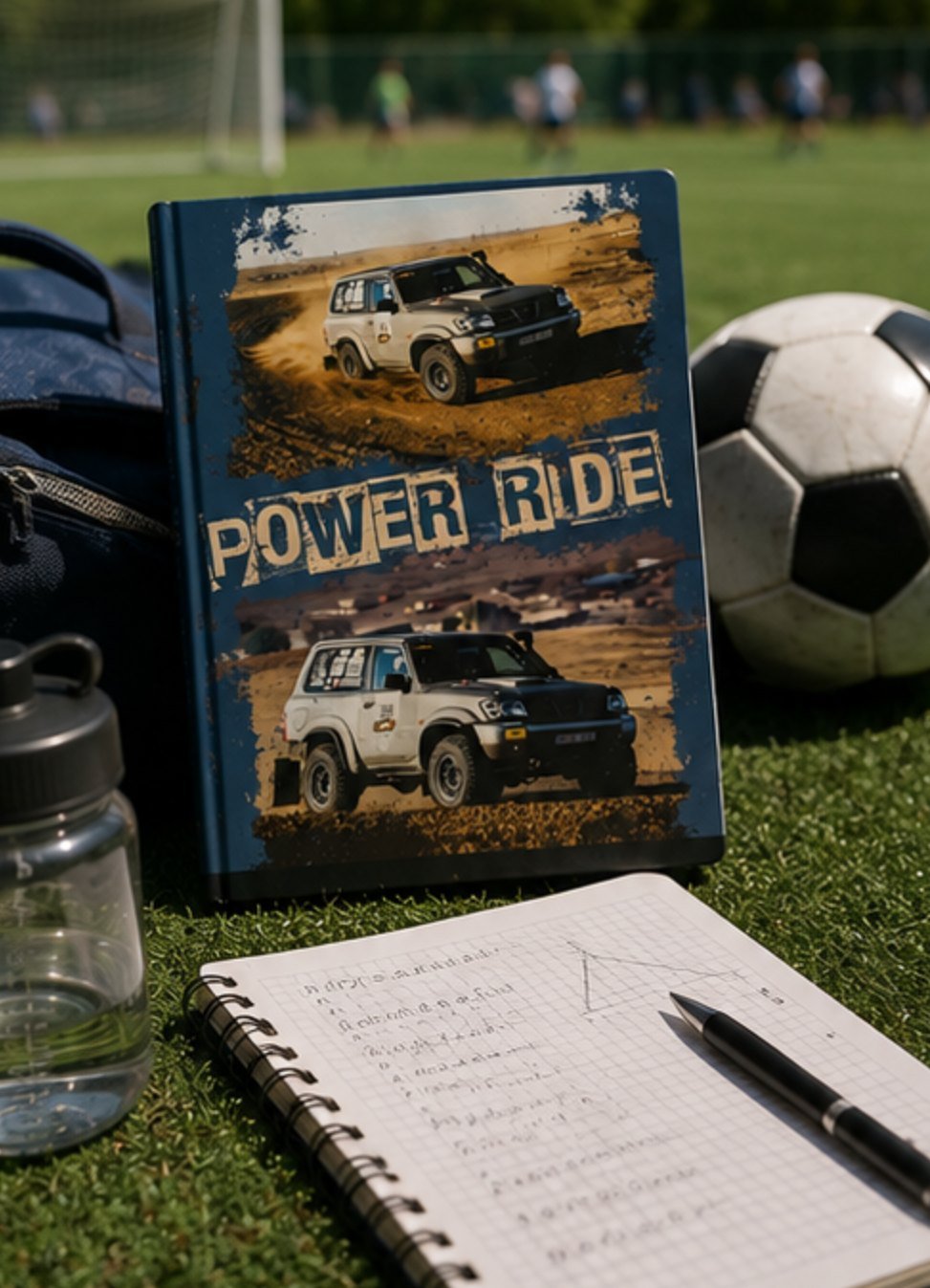 Caiet de matematică A4 - 60 file, model Mașină Off-Road - imagine 2