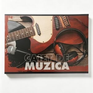 Caiet de muzică - model Chitară