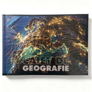 Caiet de geografie - model Harta lumii