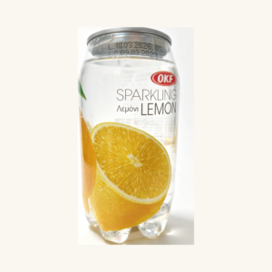 Băutură spumantă OKF cu aromă de lămâie