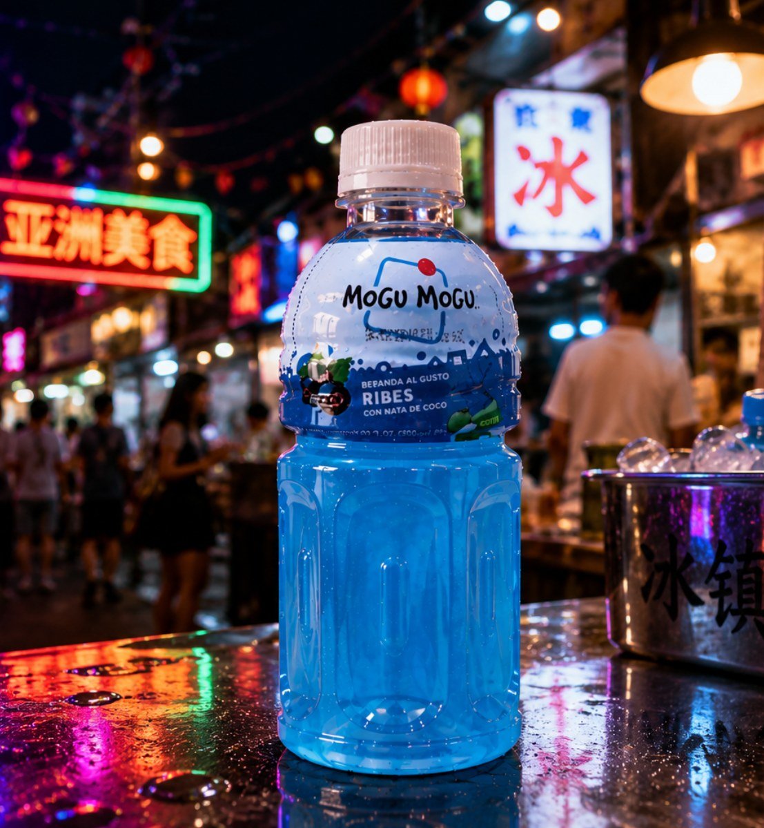 Băutură răcoritoare Mogu Mogu cu gust de coacăze negre și Nata de Coco - imagine 4