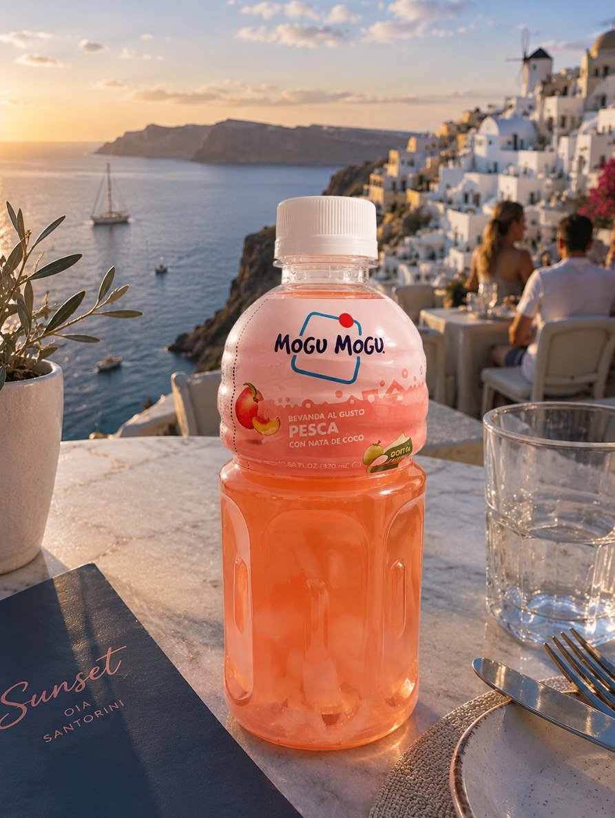 Băutură răcoritoare Mogu Mogu cu gust de piersici și Nata de Coco - imagine 2