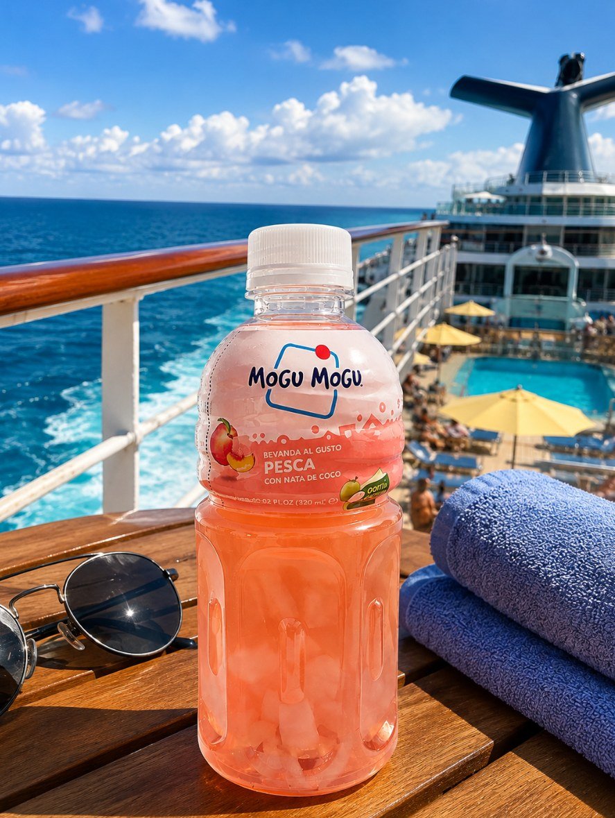 Băutură răcoritoare Mogu Mogu cu gust de piersici și Nata de Coco - imagine 3