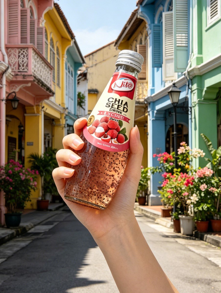 Băutură Nita cu semințe de chia și aromă de litchi - imagine 5