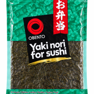 Alge marine prăjite pentru sushi OBENTO 25g (10 foi)