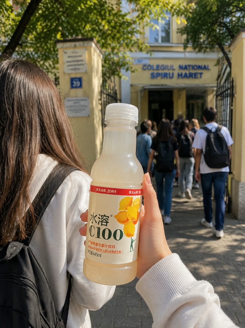 C100 Băutură cu suc mixt de lămâie 445ml - imaginea 2
