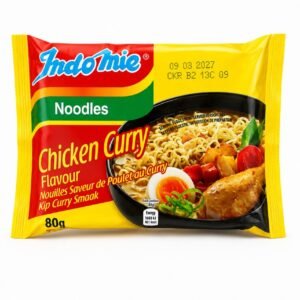 Indomie Tăiței instant cu aromă de pui și curry 80g - imaginea 1