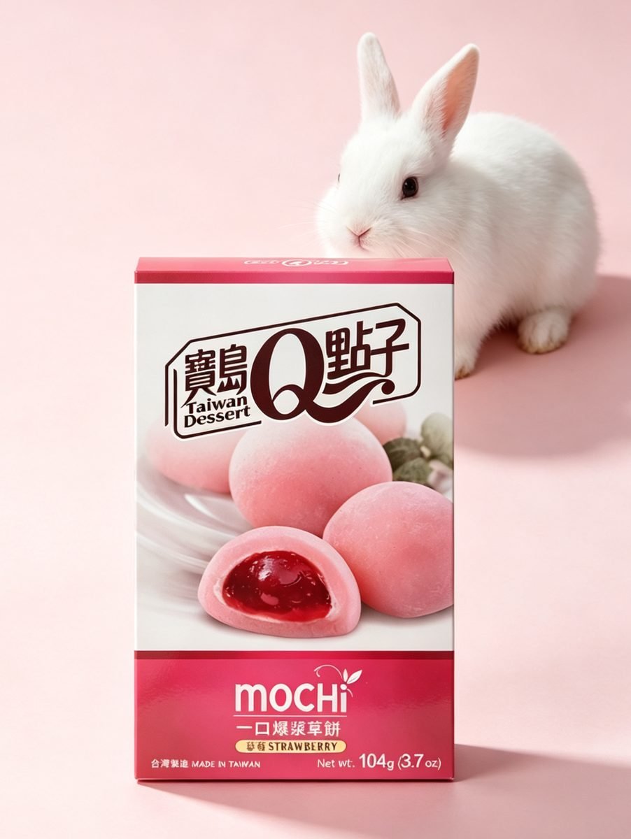 Mochi cu căpșuni Taiwan Dessert 104g - imaginea 3