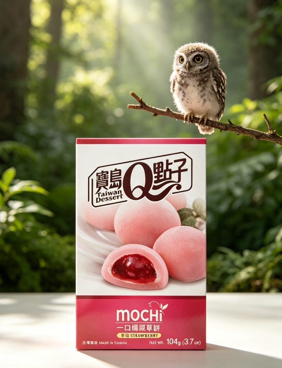 Mochi cu căpșuni Taiwan Dessert 104g - imaginea 5