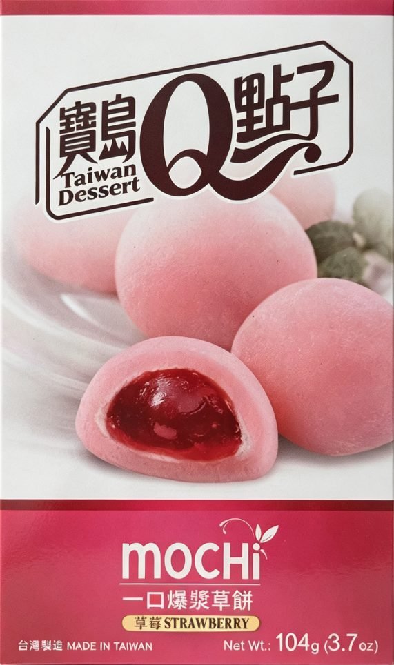 Mochi cu căpșuni Taiwan Dessert 104g - imaginea 1
