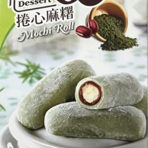 Mochi Roll cu ceai verde, fasole roșie și lapte 150g - imaginea 1