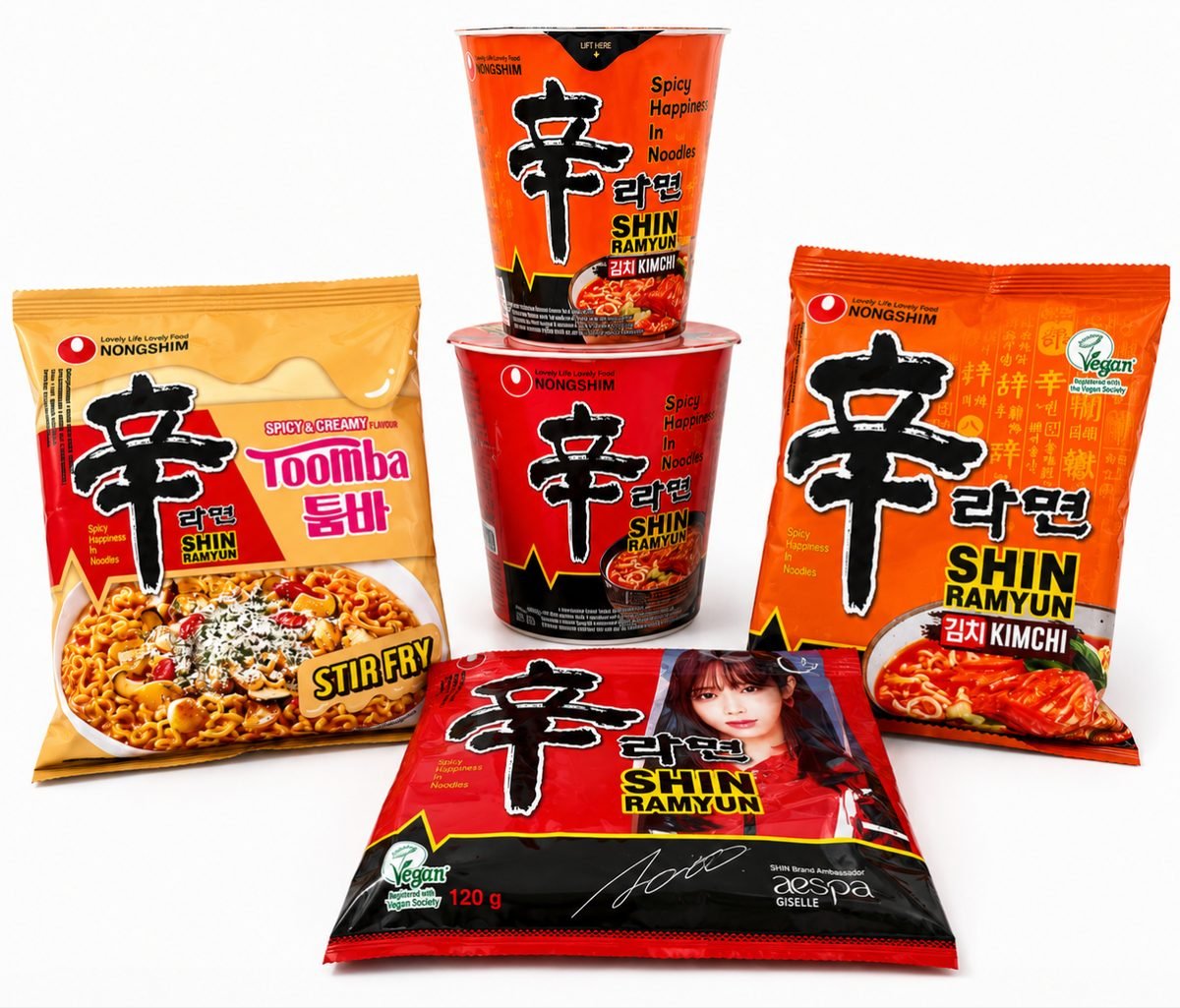 Nongshim Shin Ramyun Toomba Spicy & Creamy Stir Fry - imaginea 2