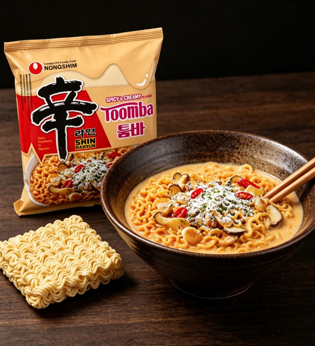 Nongshim Shin Ramyun Toomba Spicy & Creamy Stir Fry - imaginea 3