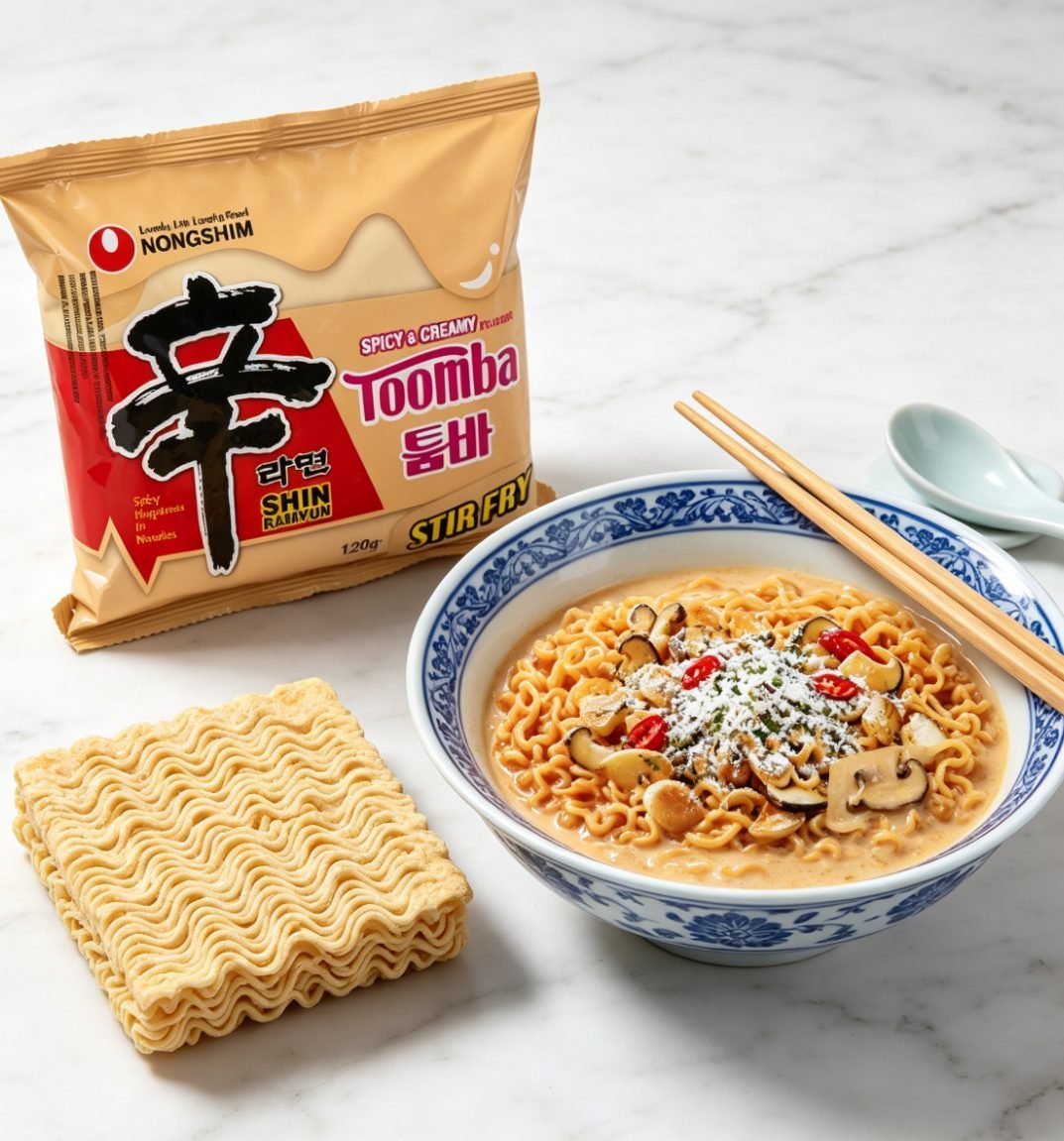 Nongshim Shin Ramyun Toomba Spicy & Creamy Stir Fry - imaginea 4