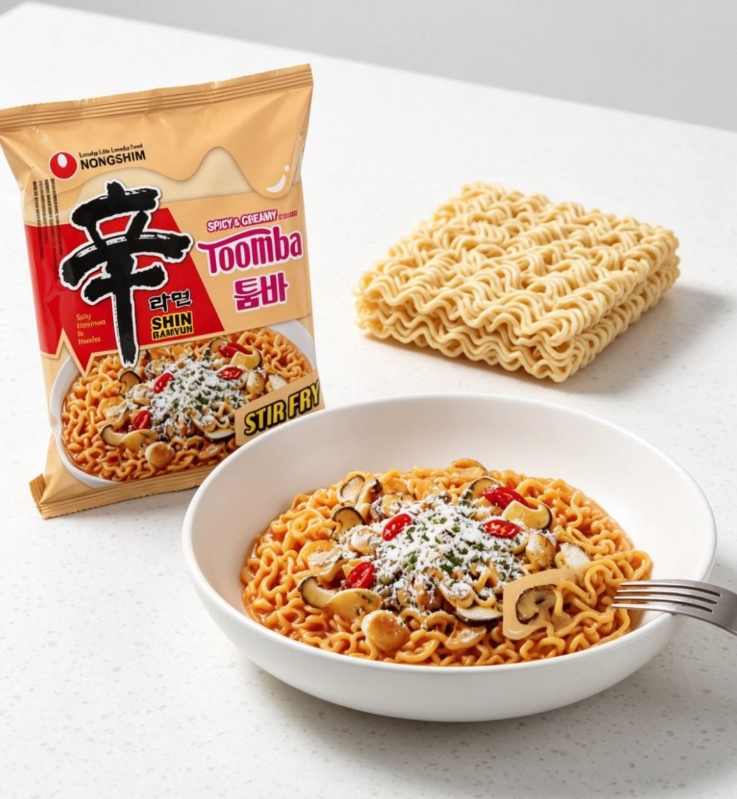 Nongshim Shin Ramyun Toomba Spicy & Creamy Stir Fry - imaginea 5
