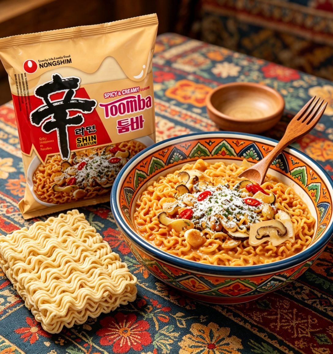 Nongshim Shin Ramyun Toomba Spicy & Creamy Stir Fry - imaginea 6