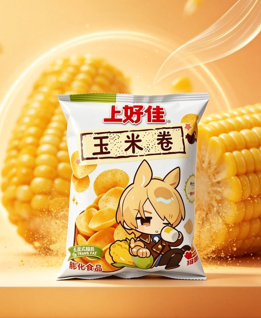 Oishi Rulouri expandate din porumb cu aromă de cremă - imaginea 2