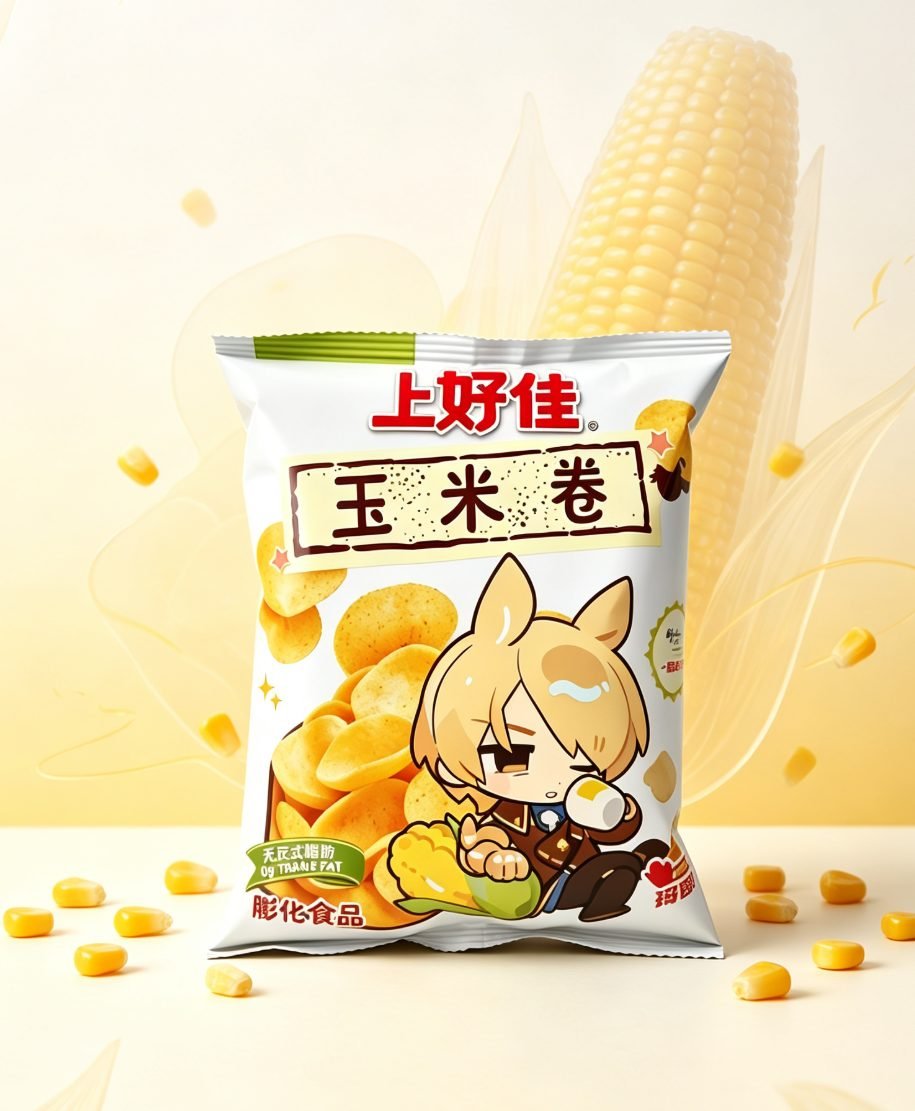 Oishi Rulouri expandate din porumb cu aromă de cremă - imaginea 3